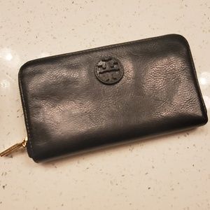 Tory Burch all leather wallet